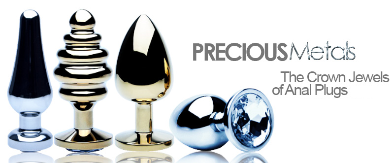 Precious Metals Butt Plugs
