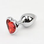 Precious Metals Heart Shaped Butt Plug