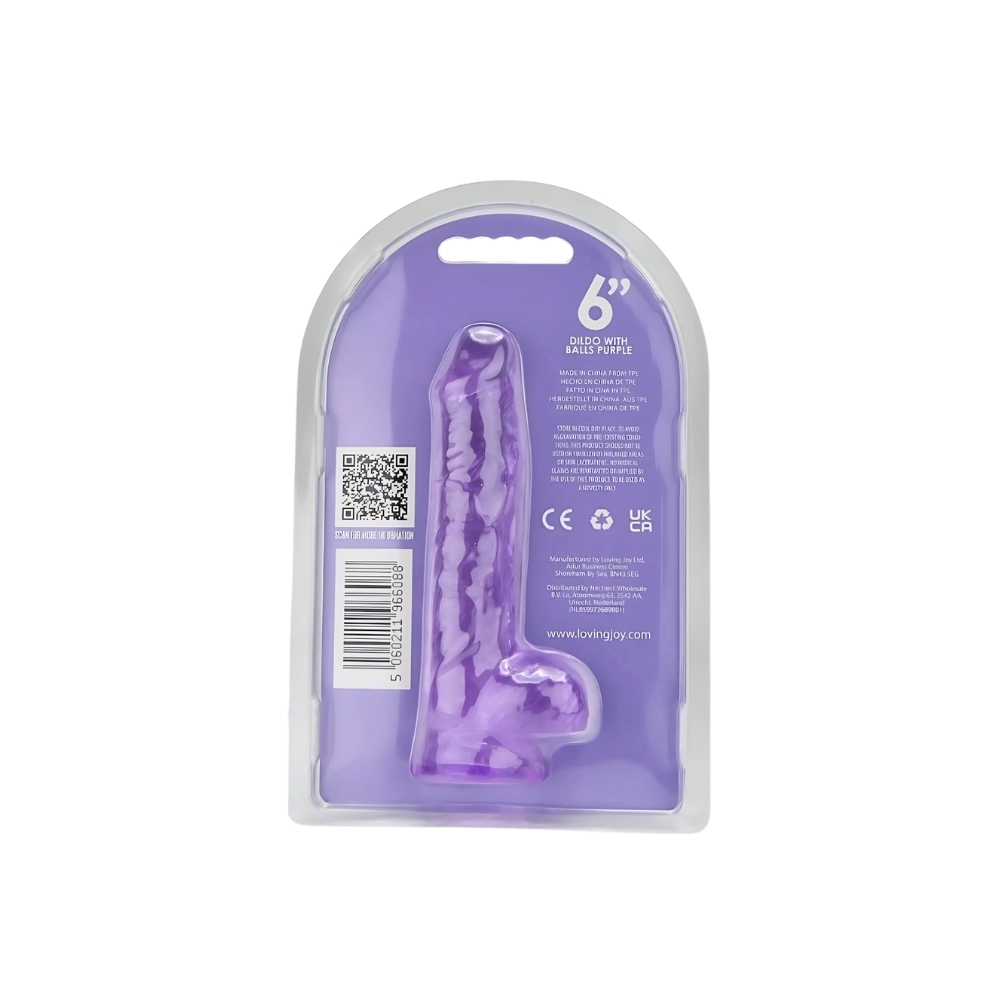 n12308-loving-joy-6-inch-dildo-with-balls-purple-pkg-bk