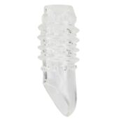 Rev-Sleeves Textured Penis Sleeve with Ball Loop