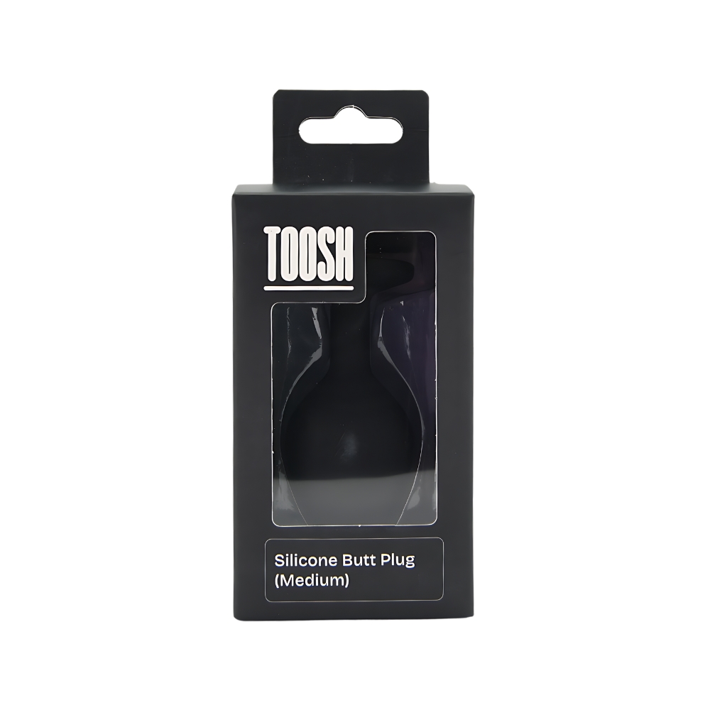 n12812-toosh-black-silicone-butt-plug-medium-pkg