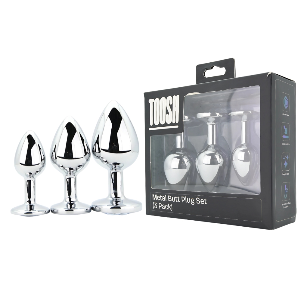 n12838-toosh-metal-butt-plug-silver-set-of-3-clear-stone-pkg-duo