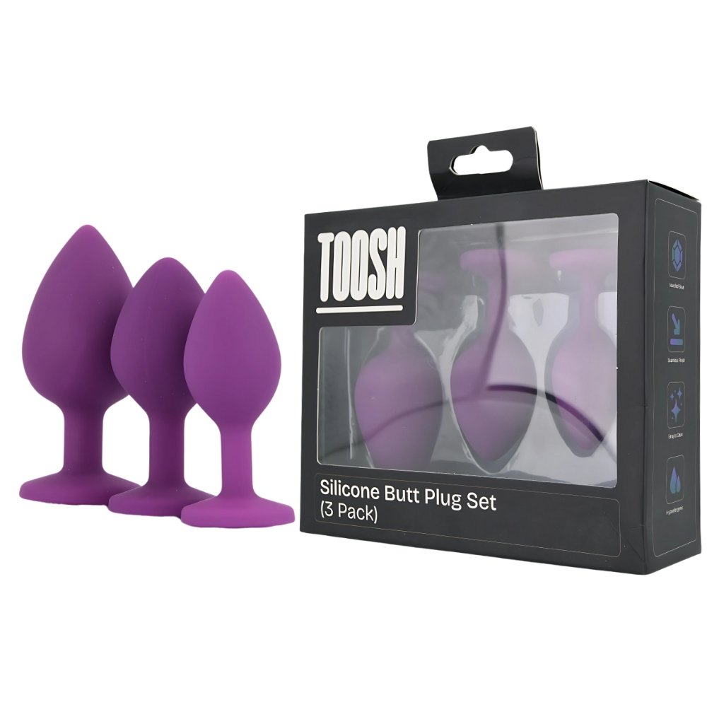 n12841-toosh-silicone-butt-plug-purple-set-of-3-clear-stone-pkg-duo